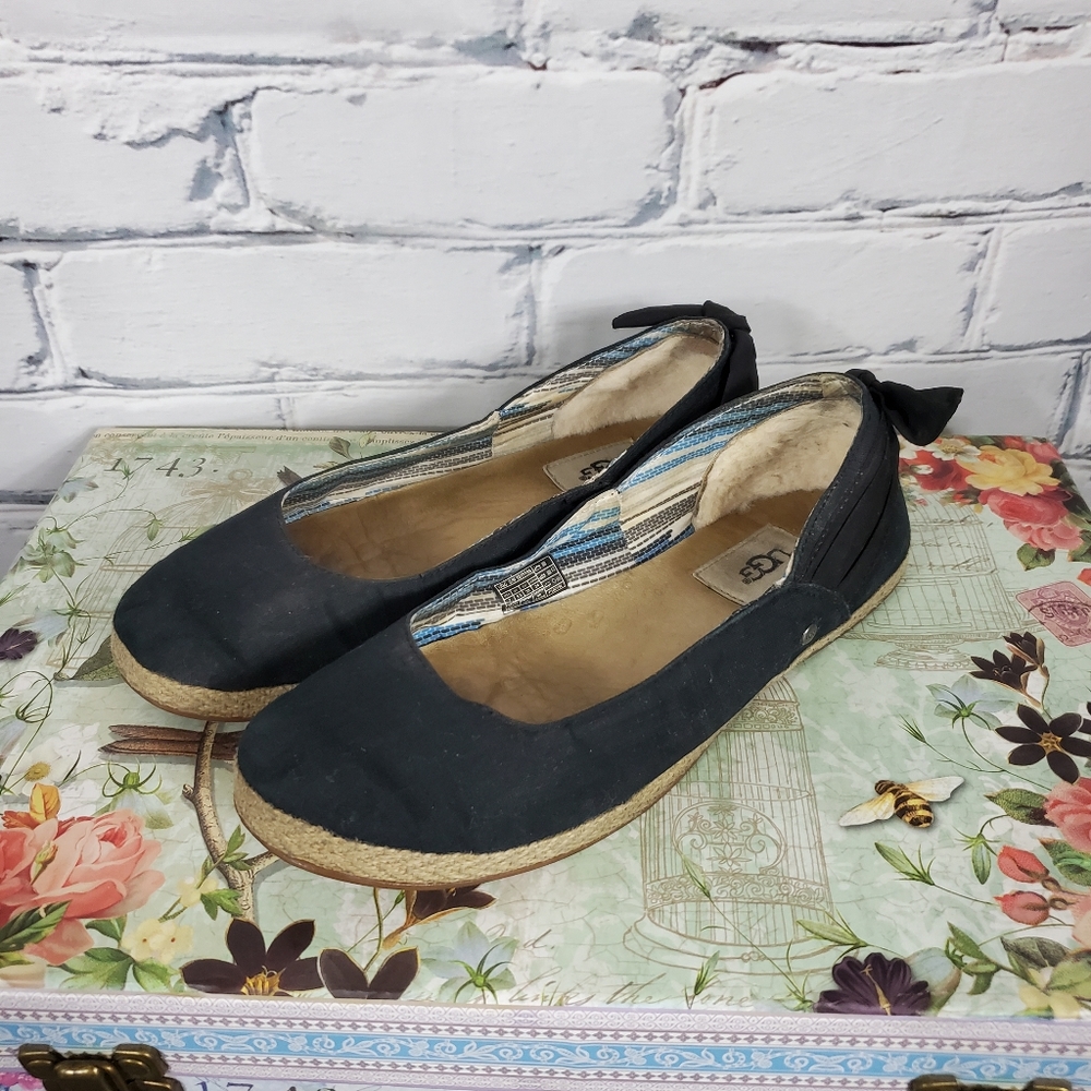 Ugg Perrie Black Skimmer Flats